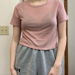 Forever 21 Pink Crop Top